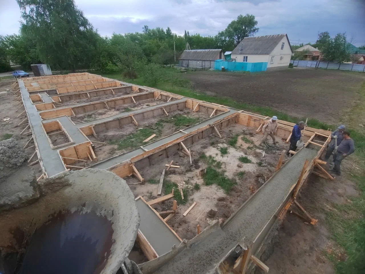 Бетон на граните